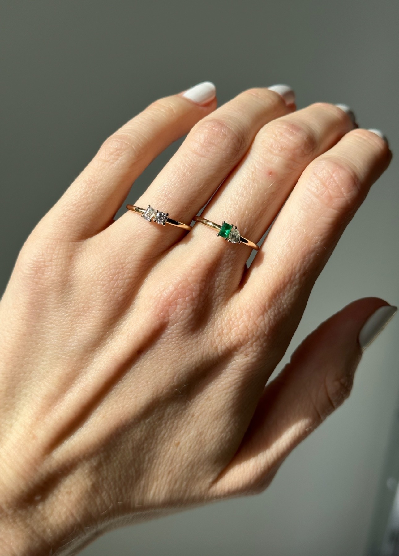 Nina Kastens Diamond 2-Stone-Ring Bis zu 55% Rabatt
