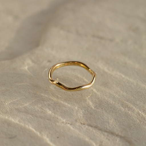 Paul Hewitt Waves Mono Ring Gold Super Rabatt
