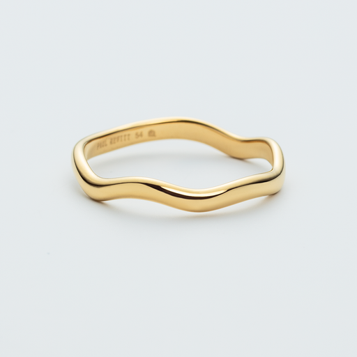 Paul Hewitt Waves Mono Ring Gold Super Rabatt