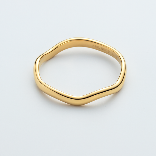 Paul Hewitt Waves Mono Ring Gold Super Rabatt