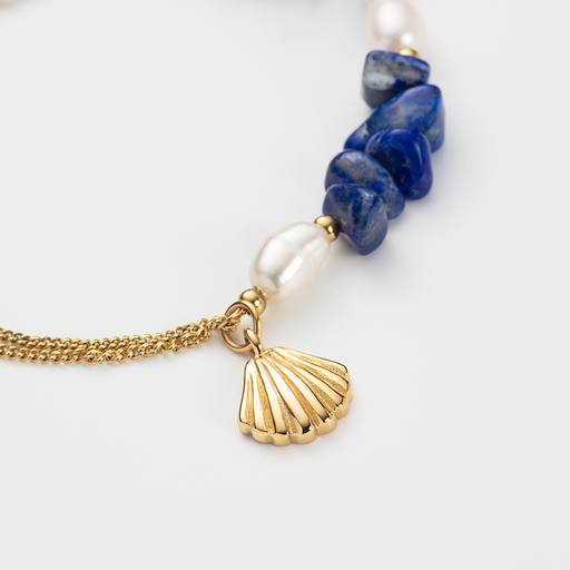 Paul Hewitt Scallop Stone Armkette Gold Speichern exportieren