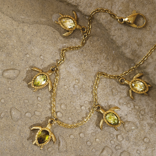 Paul Hewitt Turtle World Turtle Day Armkette Gold Im Verkauf