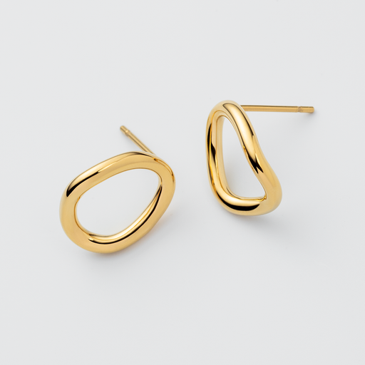 Paul Hewitt Waves Mono Ohrring Gold zollfrei
