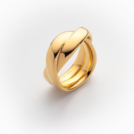 Paul Hewitt Waves Duo Ring Gold Sonderangebot