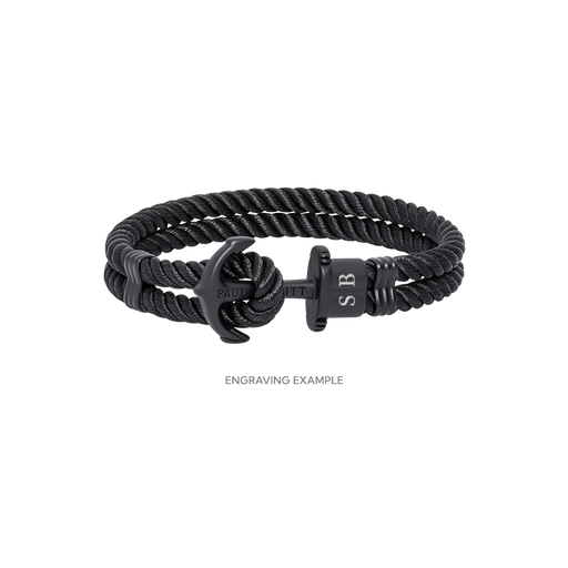 Paul Hewitt PHREP Armband Schwarz Valentinstagsangebot