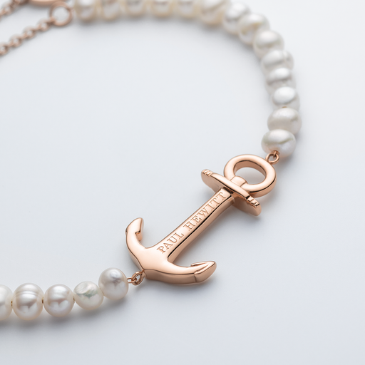 Paul Hewitt The Anchor Beads Armkette Roségold Pearl Exklusive Angebote
