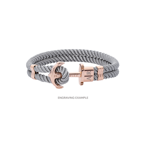 Paul Hewitt PHREP Armband Roségold Grau Begrenzte Freigabe