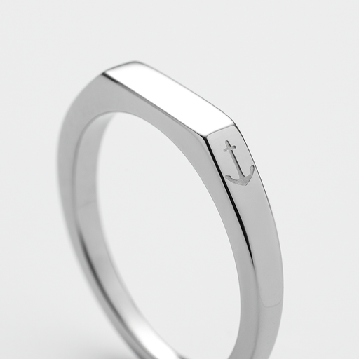 Paul Hewitt Men's Slim Signet Ring Silber Nur für heute