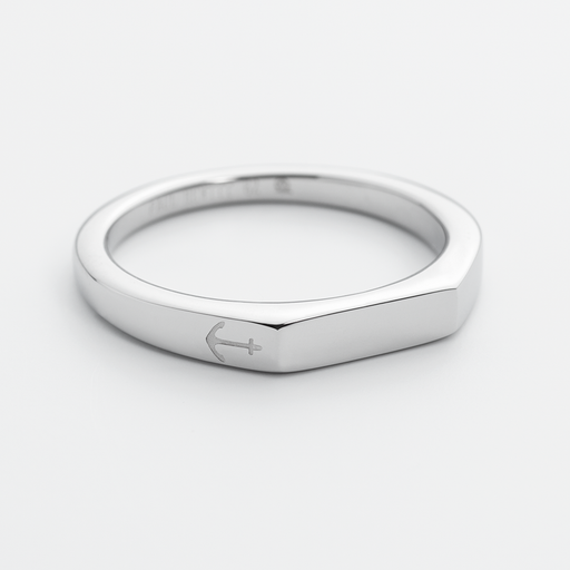 Paul Hewitt Men's Slim Signet Ring Silber Nur für heute