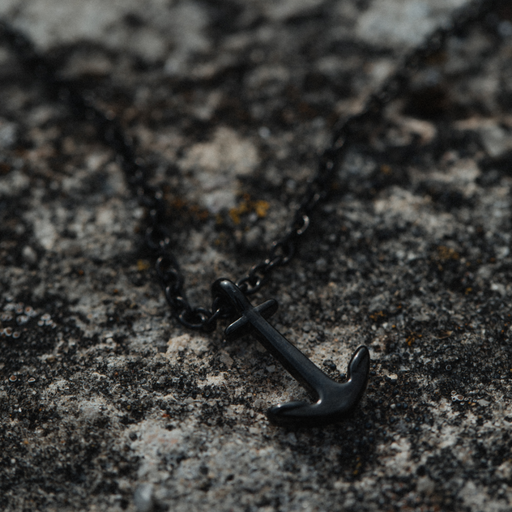 Paul Hewitt Men's Anchor Halskette Schwarz Sonderangebot der Fabrik