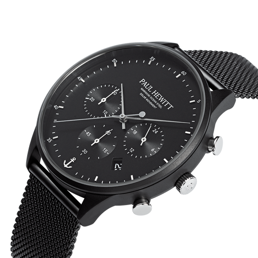 Paul Hewitt Chrono Uhr Schwarz Discount Store für neue Produkte