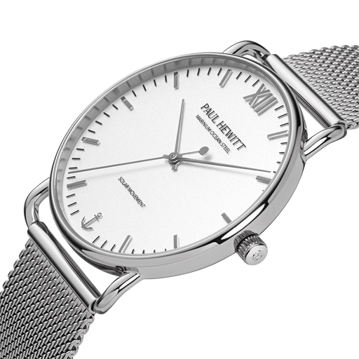 Paul Hewitt Sailor 39 mm Uhr Silber Weiß Black Friday Preise
