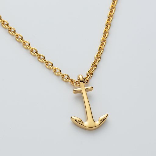 Paul Hewitt Men's Anchor Halskette Gold zollfrei