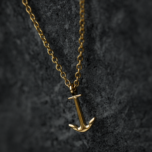 Paul Hewitt Men's Anchor Halskette Gold zollfrei