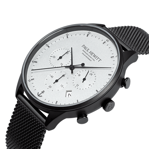 Paul Hewitt Chrono Uhr Schwarz Weiß Rabatte dieses Monats