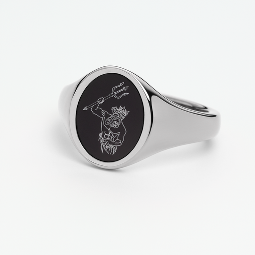 Paul Hewitt Men's Poseidon Ring Silber Schlussverkauf