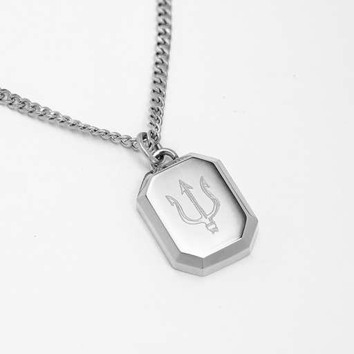 Paul Hewitt Men's Octagonal Halskette Trident Silber Günstiger Verkauf
