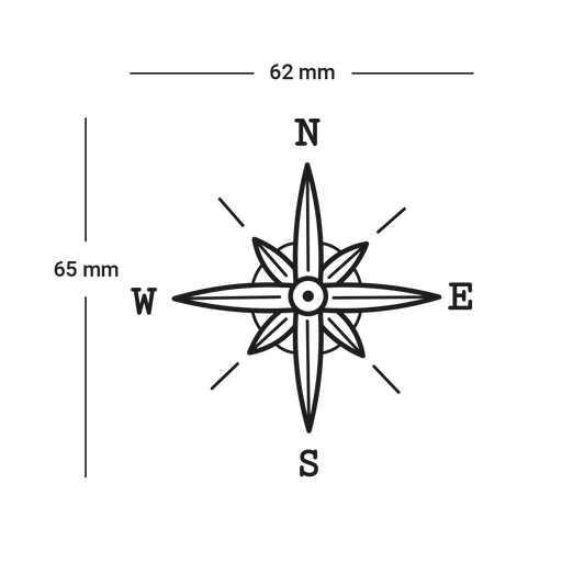 Paul Hewitt Men's Compass 1 Tattoo Blitzverkäufe
