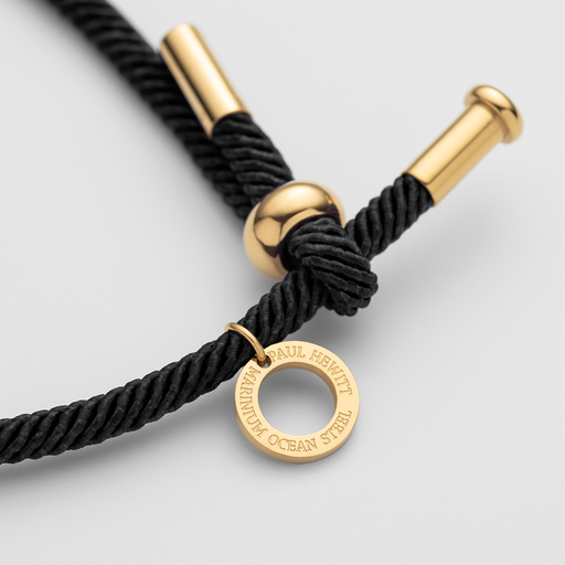 Paul Hewitt Vitamin Sea Armband Gold Schwarz Jubiläumsangebot
