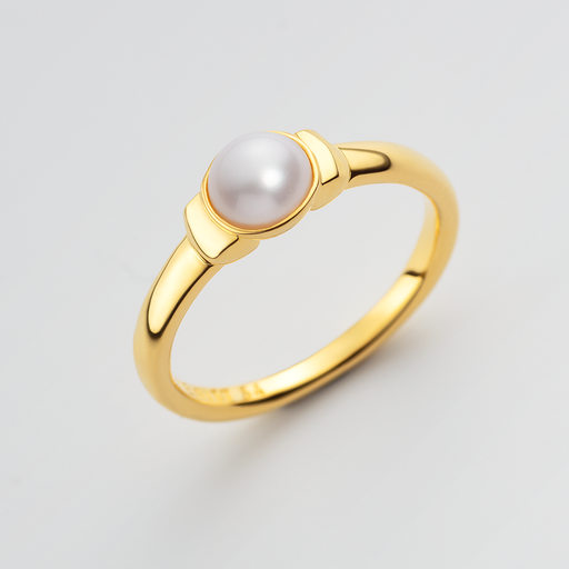Paul Hewitt Ocean Pearl Ring Gold Neueste Mode