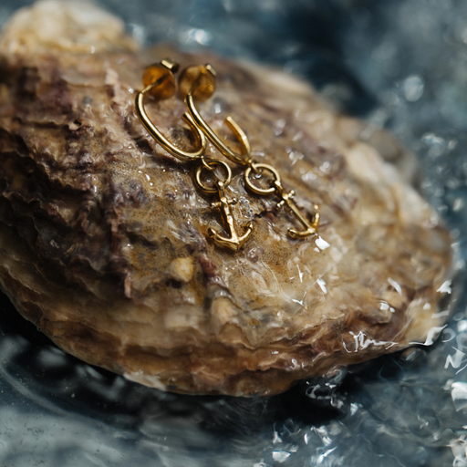 Paul Hewitt The Anchor II Hoops Ohrring Gold Exklusive Angebote