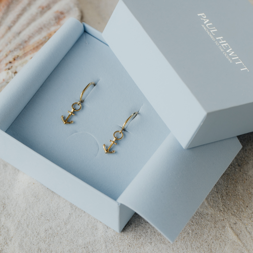 Paul Hewitt The Anchor II Hoops Ohrring Gold Exklusive Angebote