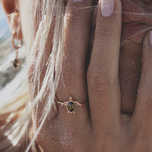 Paul Hewitt Turtle Ring Roségold Bestseller