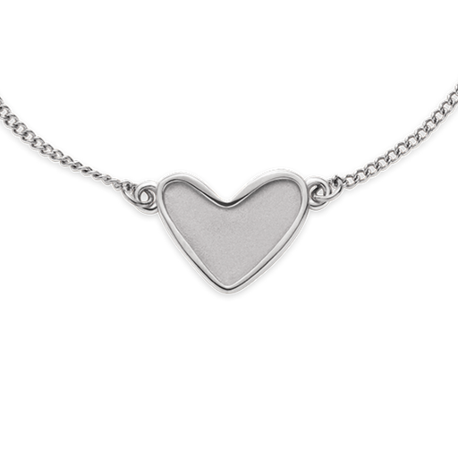 Paul Hewitt Engravable Heart Armkette Silber Räumungsverkauf