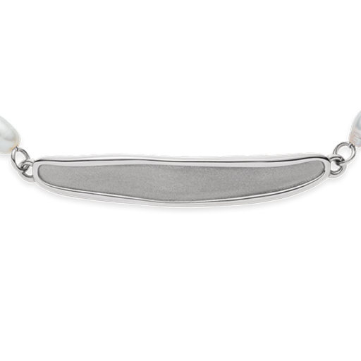 Paul Hewitt Engravable Plate Pearl Armkette Silber Super Sparpreis