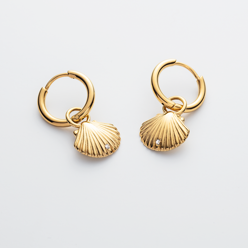 Paul Hewitt Scallop Ohrring Gold Nur für heute