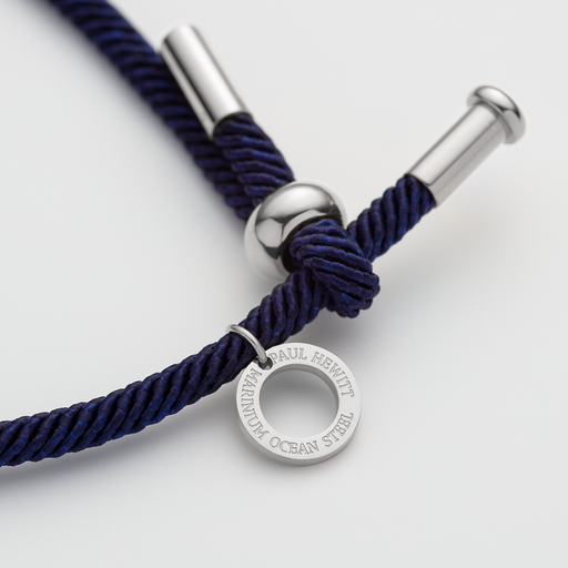 Paul Hewitt Vitamin Sea Armband Silber Marinebelau Jubiläumsangebot