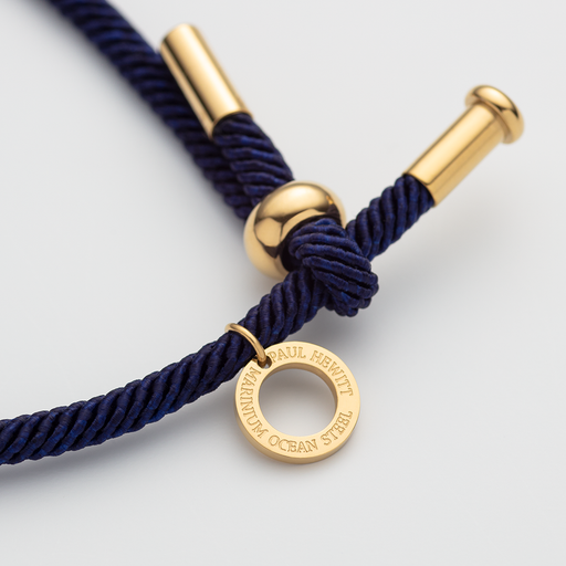 Paul Hewitt Vitamin Sea Armband Gold Marinebelau Große Rabatte