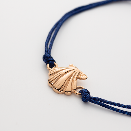 Paul Hewitt Scallop Blue Nylon Armkette Roségold Bis zu 60% Rabatt