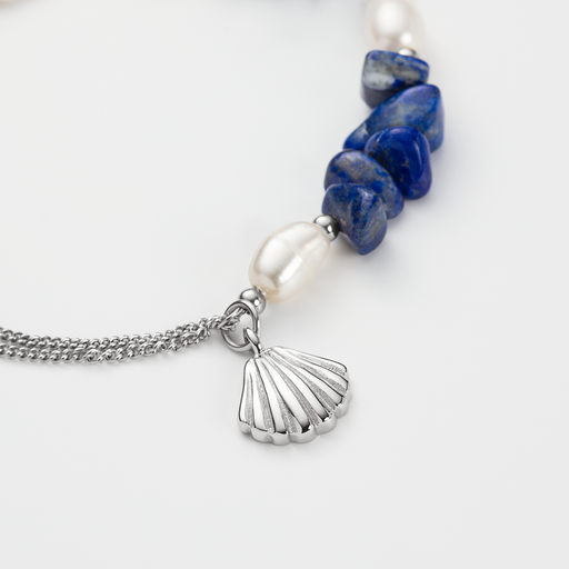 Paul Hewitt Scallop Stone Armkette Silber Sonderangebot der Fabrik