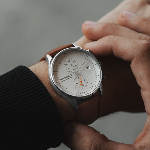 Paul Hewitt Chrono Quartz Leder brown Rabatte dieses Monats