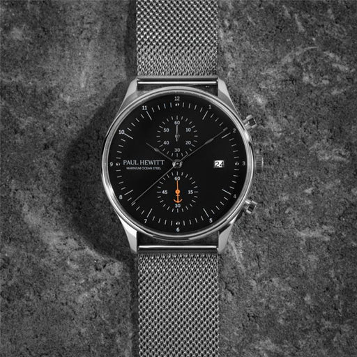 Paul Hewitt Chrono Quartz Mesh silver Outlet