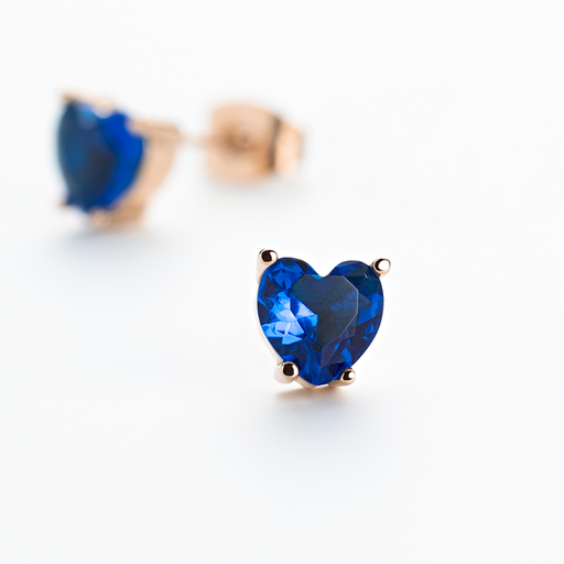 Paul Hewitt Blue Heart Ohrring Roségold Exklusivangebot