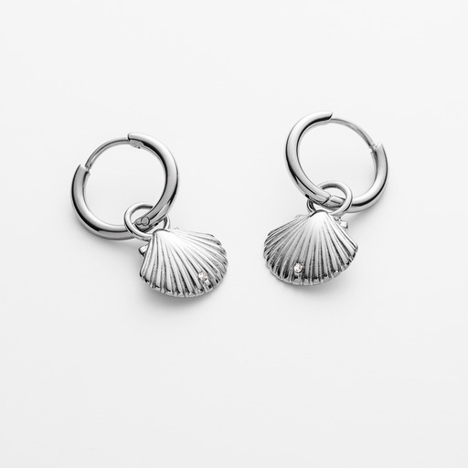Paul Hewitt Scallop Ohrring Silber Lagerräumung