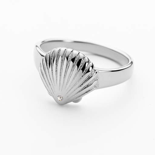 Paul Hewitt Scallop Ring Silber Online Outlet
