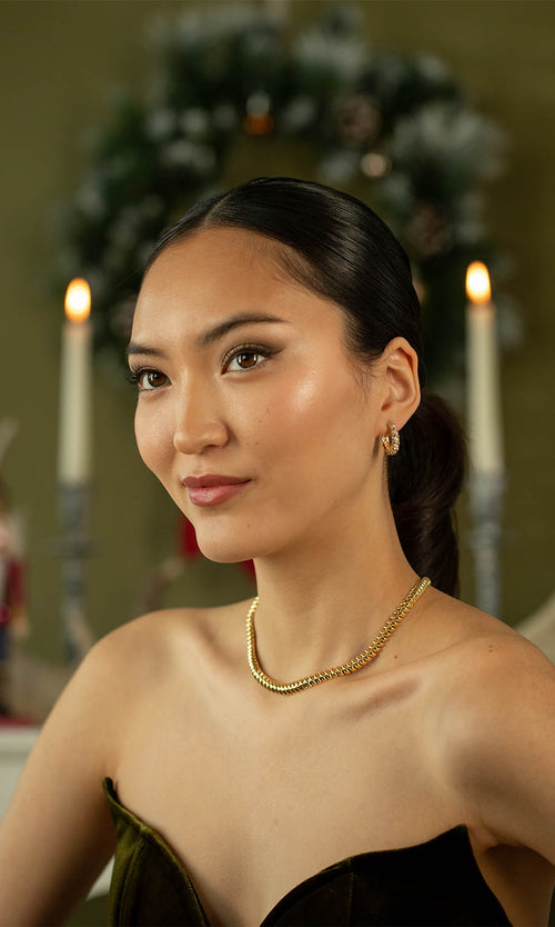 Paul Valentine Sparkle Twisted Hoops Hotsell