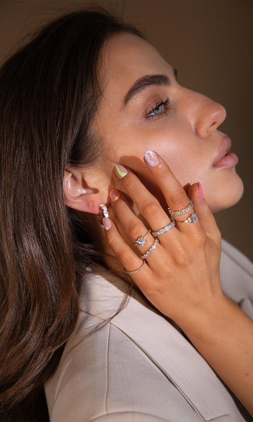 Paul Valentine Brilliant Oval Ring Kostenloser Versand