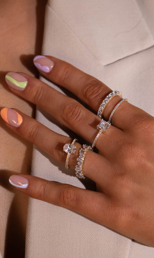 Paul Valentine Brilliant Oval Ring Kostenloser Versand