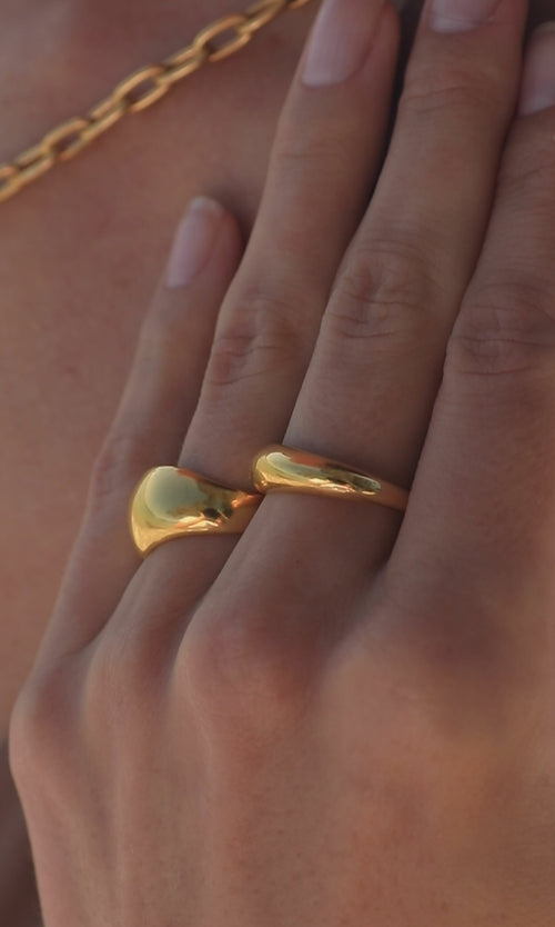 Paul Valentine Chunky Fluent Ring Online Shopping