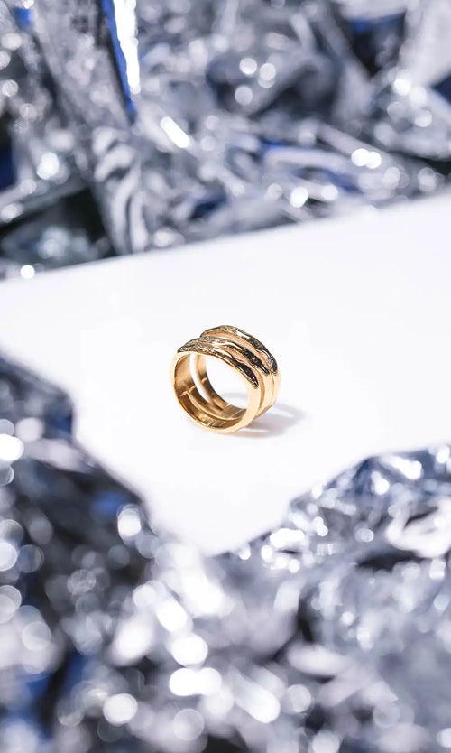 Paul Valentine Molten Triple Ring zollfrei