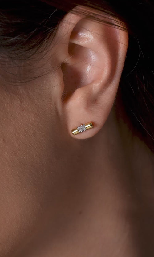 Paul Valentine Pure Ohrstecker 14k vergoldet Fabrik Onlineshop