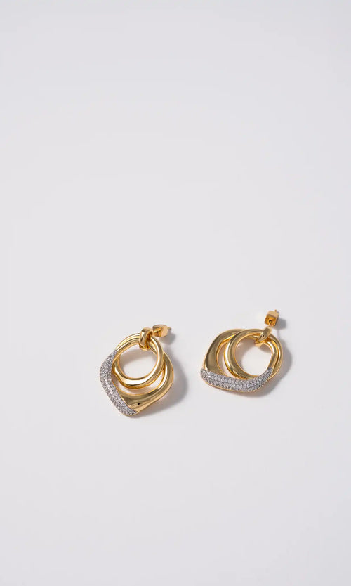 Paul Valentine Crystal Galaxy Earrings Sonderangebot