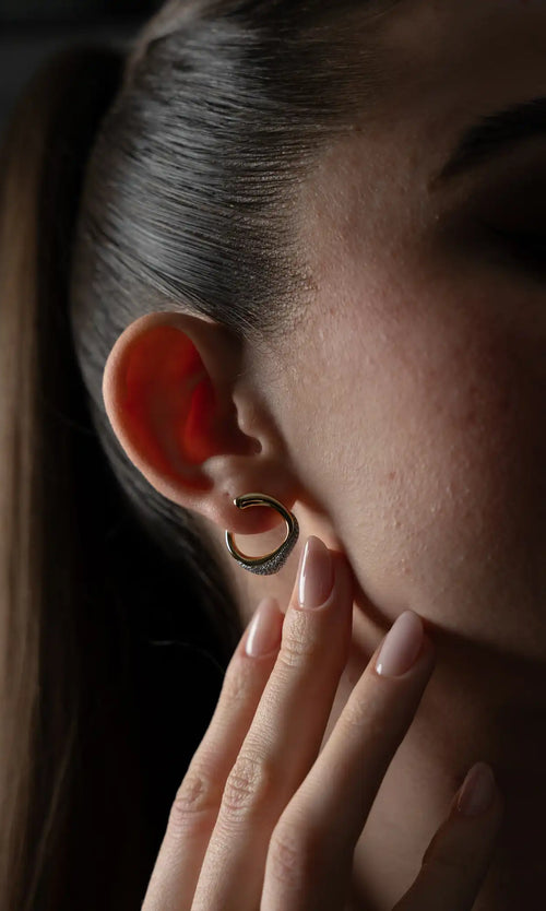 Paul Valentine Crystal Galaxy Ear Studs Rabatt