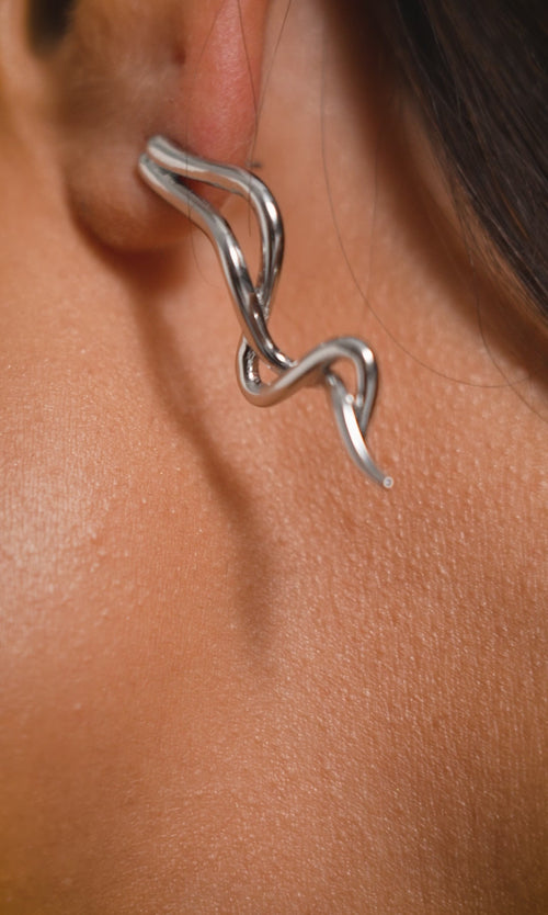 Paul Valentine Wave Rush Earrings Heißer Verkauf