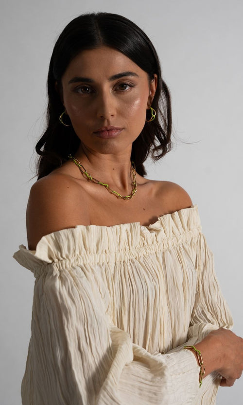 Paul Valentine Wave Rush Enamel Necklace Online Outlet