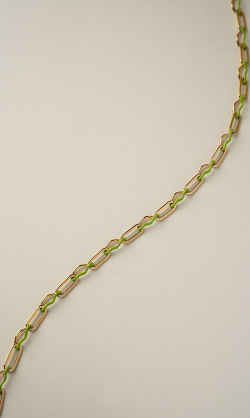 Paul Valentine Wave Rush Enamel Necklace Online Outlet